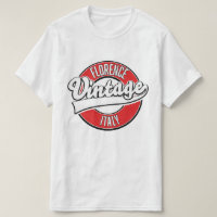 florence italy vintage style logo