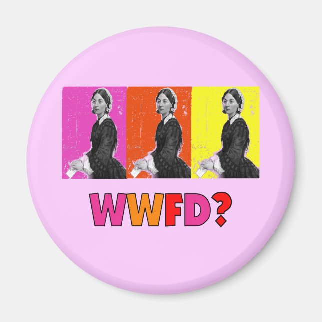 Florence Nightengale Gifts "WWFD?" Magnet (Front)