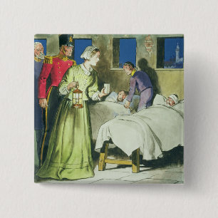 Florence Nightingale (1820-1910) from 'Peeps into 15 Cm Square Badge
