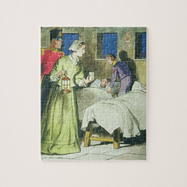 Florence Nightingale (1820-1910) from 'Peeps into Jigsaw Puzzle (Vertical)
