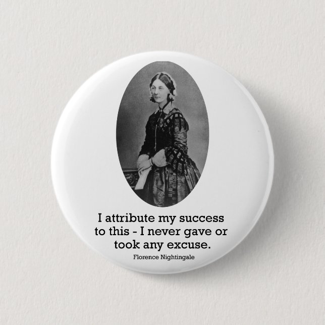 Florence Nightingale Button (Front)