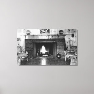Florence, Oregon Hotel Regan Lobby View Canvas Print