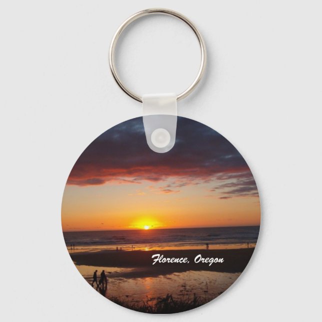 Florence, Oregon Key Ring (Front)