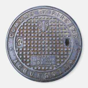 Florence Sewer Cover Magnet