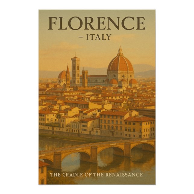 Florence — The Cradle of the Renaissance Poster (Front)