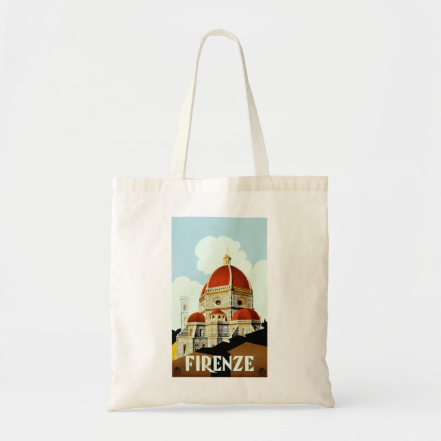 Florence travel poster tote bag (Front)