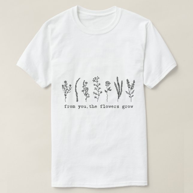 florence welch from you the flowers grow   T-Shirt (Design Front)