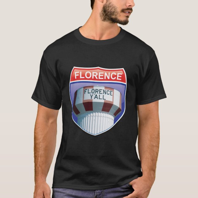 Florence Y'all Interstate Sign T-shirt (Front)