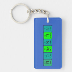Florentin periodic table name keyring