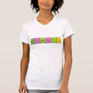 Florentina periodic table name shirt