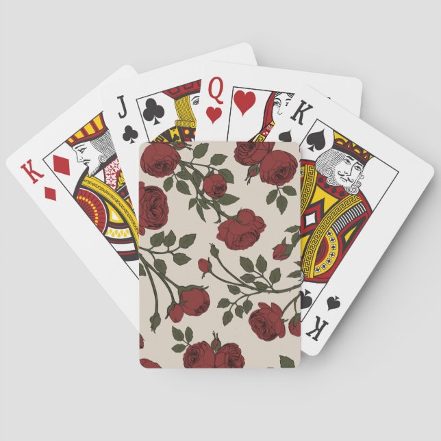 Florentina Rose Playing Cards (Back)