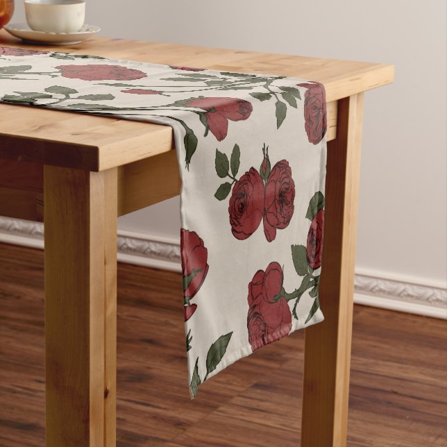 Florentina Rose Short Table Runner (In Situ)