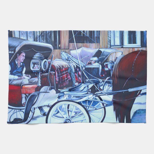 Florentine Charm Tea Towel (Horizontal)