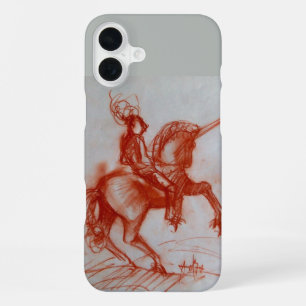 FLORENTINE KNIGHT ON HORSEBACK iPhone 16 PLUS CASE