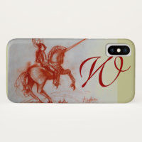 FLORENTINE  KNIGHT ON HORSEBACK monogram