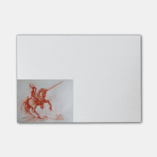FLORENTINE  KNIGHT ON HORSEBACK POST-IT NOTES