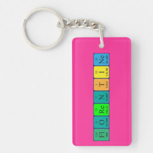 Florentine periodic table name keyring