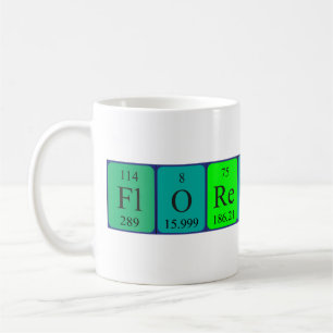 Florentine periodic table name mug