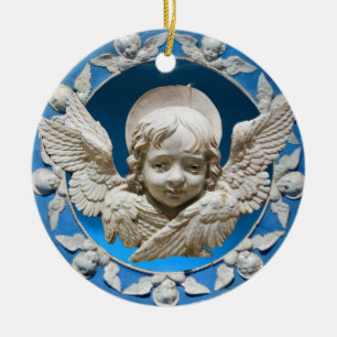 FLORENTINE RENAISSANCE ANGEL CERAMIC TREE DECORATION