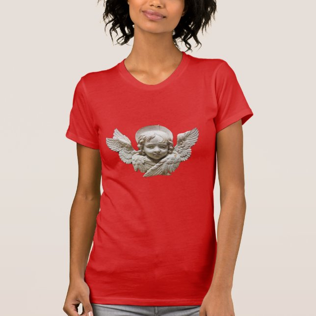 FLORENTINE RENAISSANCE ANGEL MONOGRAM T-Shirt (Front)