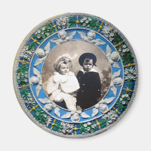 FLORENTINE RENAISSANCE  ANGELS , PHOTO TEMPLATE MAGNET