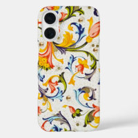 FLORENTINE RENAISSANCE FLORAL SWIRLS,FLOWERS