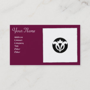 FLORENTINE RENAISSANCE HARMONY,purple violet Business Card