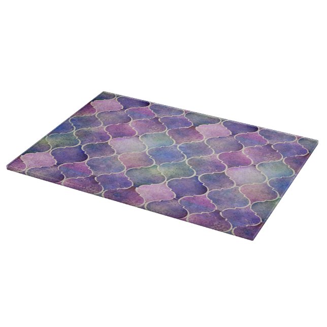 Florentine Tiles Glass Cutting Board (Corner)