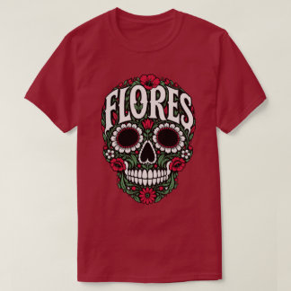 flores apellido sugar skull T-Shirt