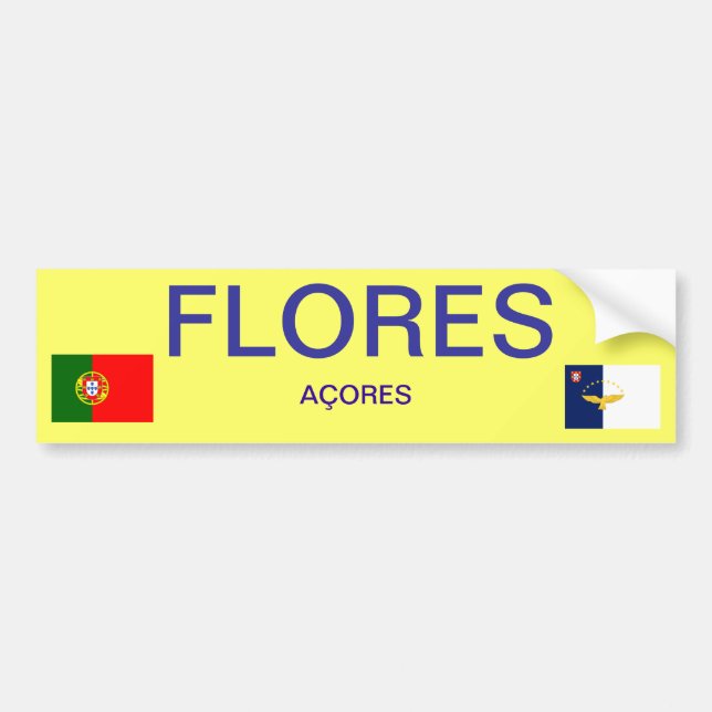 Flores* Bumper Sticker (Front)