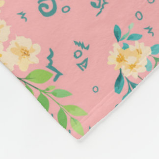 Flores de Cereza Fleece Blanket