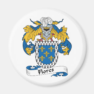 Flores Family Crest Magnet