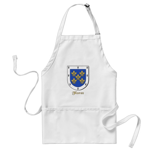 Flores Family Shield Apron (Front)