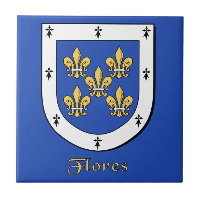 Flores Family Shield Tile (Front)