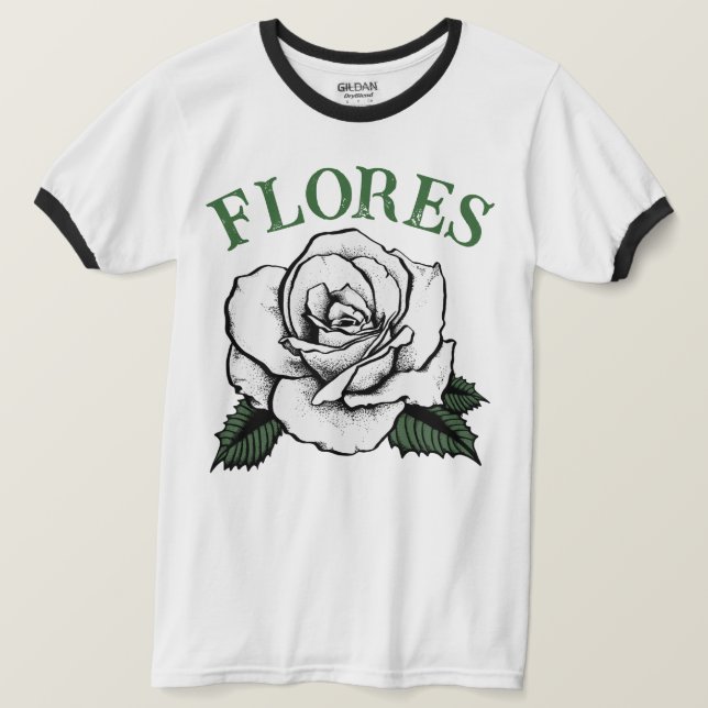 flores rose T-Shirt (Design Front)