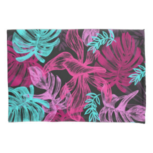 Florescent Palmini Leaves sweet Pillowcase