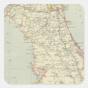 Floriada, United States Square Sticker