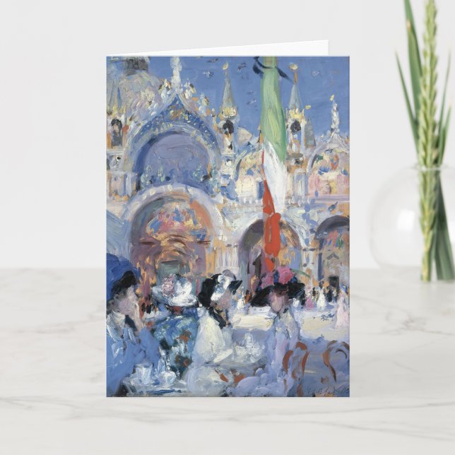 Florian’s Café, Venice | Francis Cadell Card (Front)