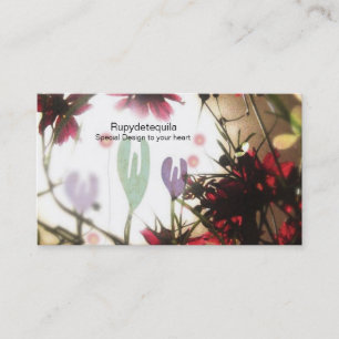 Floriculture flower farming floristry Business Ca Business Card
