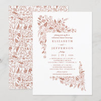 Florid Frame Rehearsal Dinner Invitation