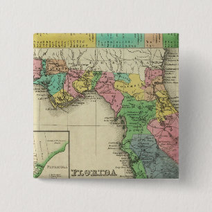 Florida 11 15 cm square badge