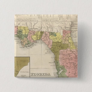 Florida 12 15 cm square badge