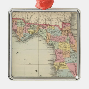 Florida 13 metal tree decoration