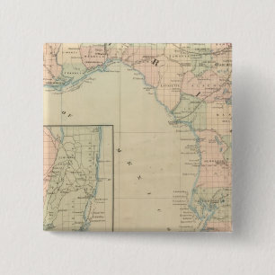 Florida 2 15 cm square badge