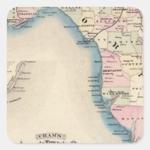 Florida 3 square sticker