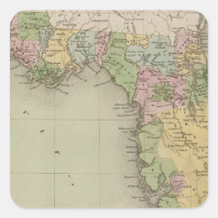 Florida 7 square sticker