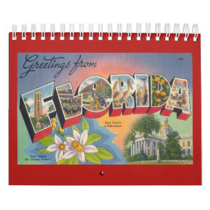 FLORIDA, a Vintage Year Calendar