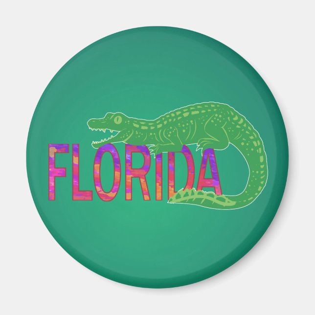 Florida Alligator Magnet (Front)