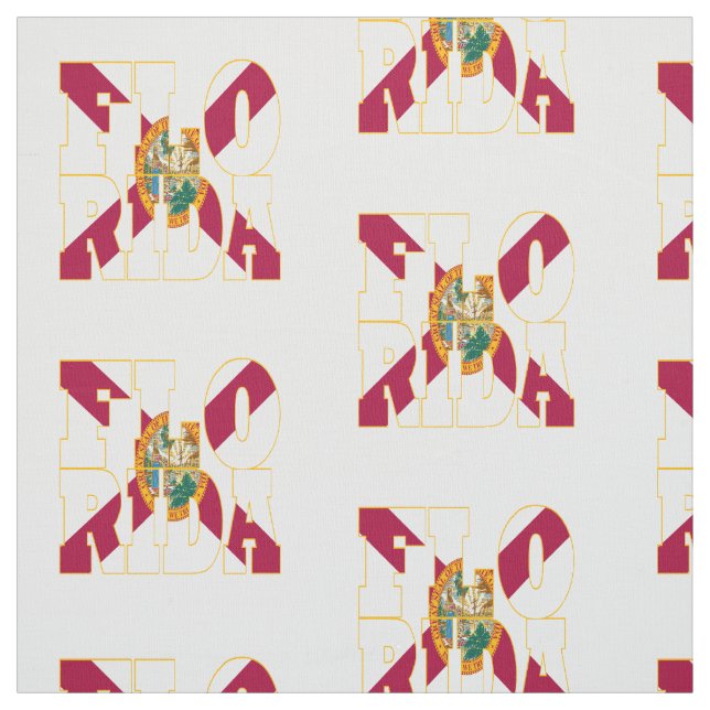 Florida American state flag Fabric (Swatch)