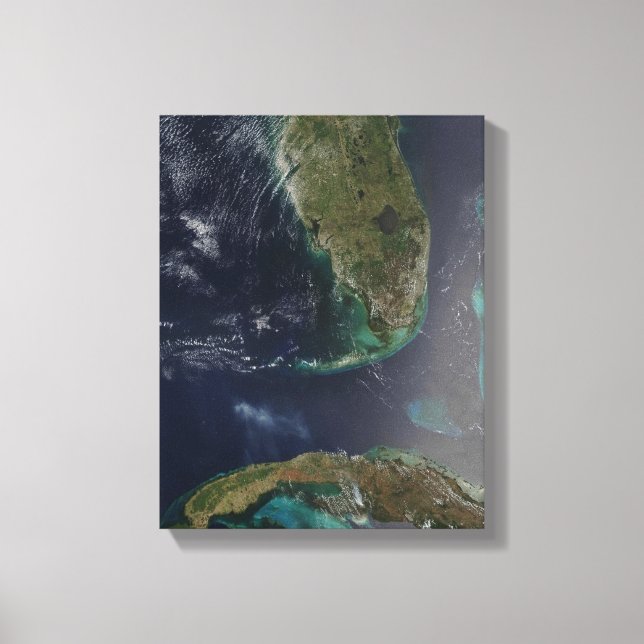 Florida and Cuba Canvas Print (Front)